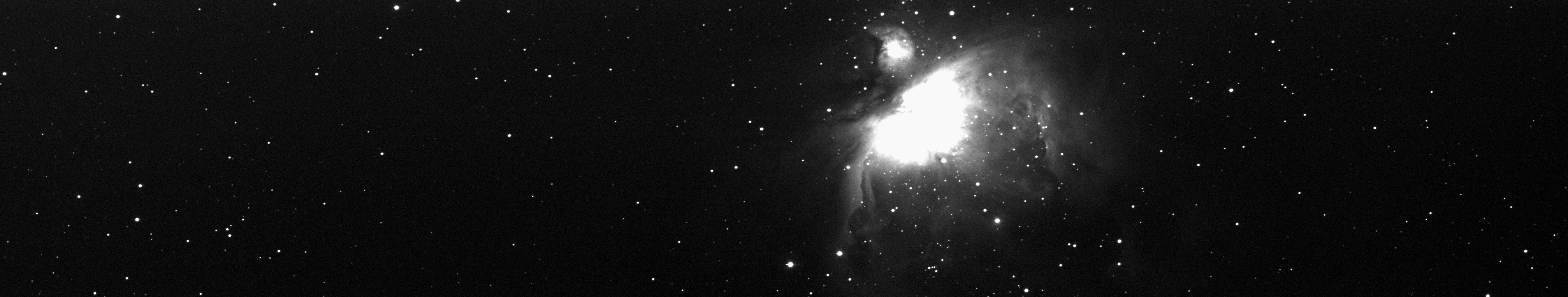 drift scan image of M42